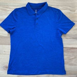 Kyodan blue Golf short-sleeved polo shirt men's size Small